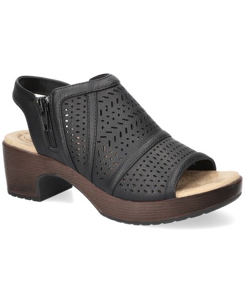 Женские сандалии Easy Street Evan Open Toe Platform, цвет: Чёрный