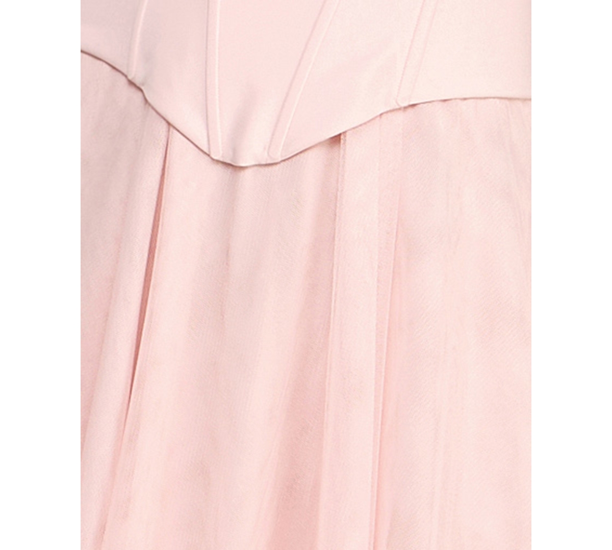 City Studios Juniors' Strapless Corset Top Long Gown