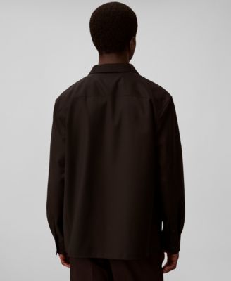 Men's Travel Twill Regular-Fit Shirt