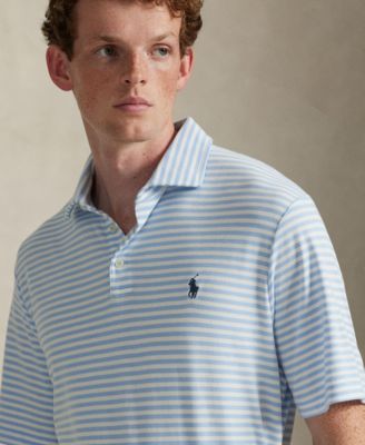 Men's Classic Striped Polo Shirt