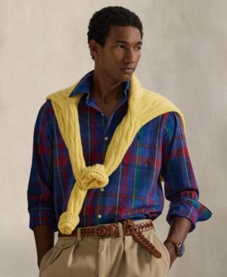 Men's Classic-Fit Plaid Performance Shirt