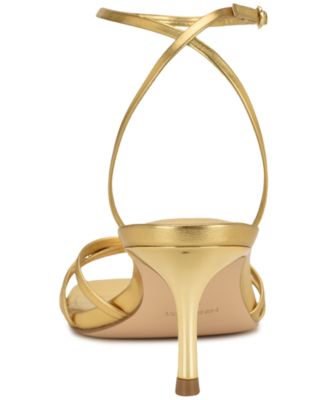 Women's Gazey Round Toe Strappy Dress Sandals