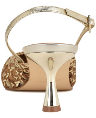 Women's Randela Woven Kitten Heel Pumps