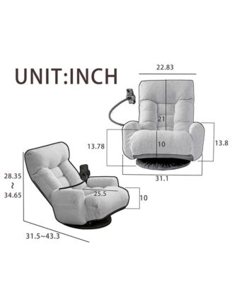 Adjustable 360-Degree Rotatable Sofa Chair for Living Room and Gaming