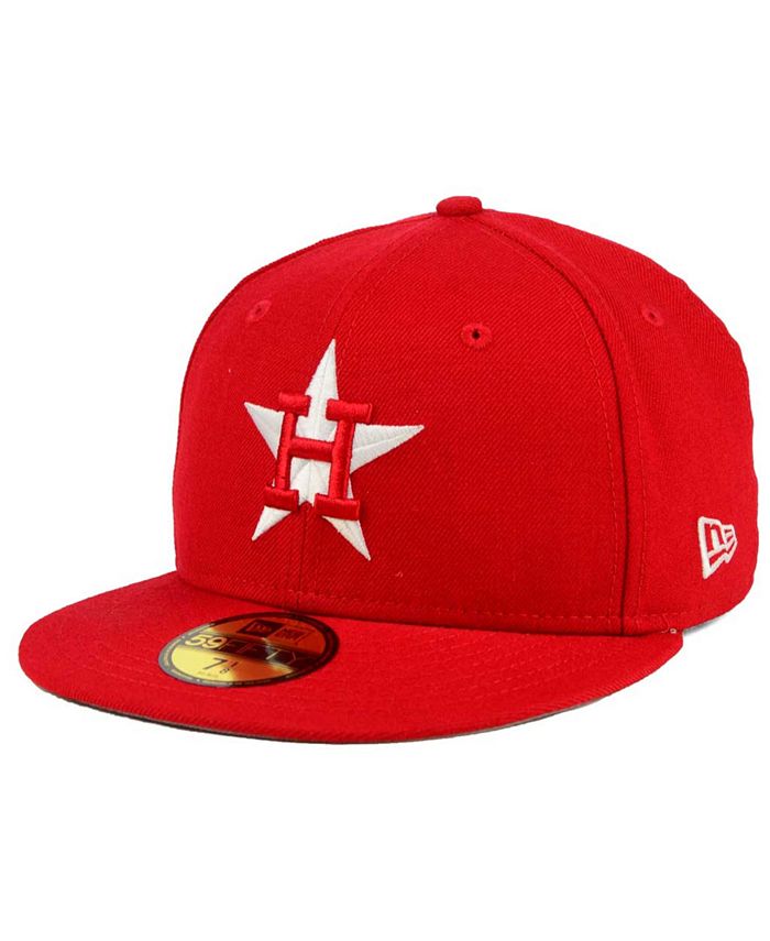 New Era Houston Astros World Series Patch 59FIFTY Cap - Macy's