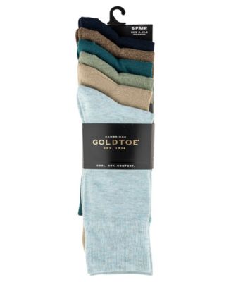 Men's 6-pack Cambridge Solid Crew Socks