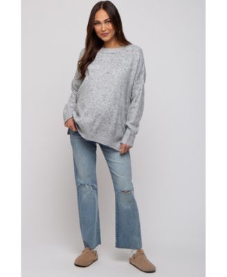 Maternity Speckled Knit Sweater