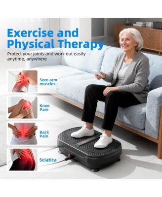 Vibration Plate Exercise Machine with Remote Control and Bluetooth