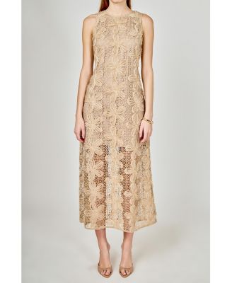 Women's Lace Cami Maxi Dress