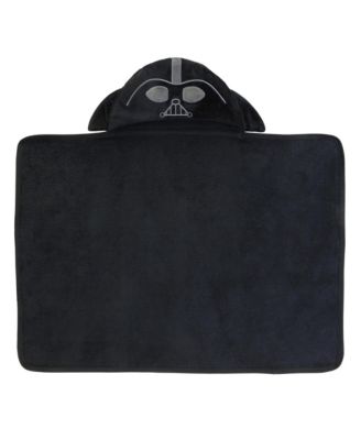 Baby Boys Star Wars Darth Vader Black Luxury Cotton Hooded Bath Towel