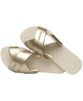 Women's Aqua Metallic Round Toe Sandals