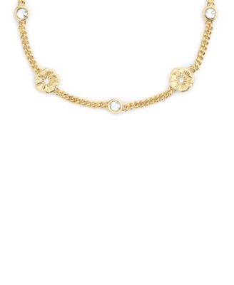 Faux Stone Signature Tea Rose Strand Bracelet