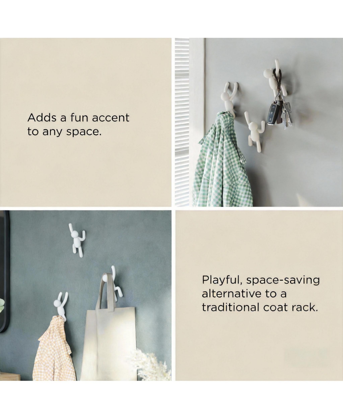 Yigii Wall Hooks Set of 3