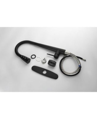 Kitchen Faucet with Pull Down Sprayer, High Arc 360° Swivel Brushed Nickel, 3-Mode Spray Head, for Farmhouse Modern Laundry Rv Bar