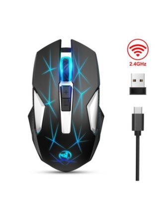 2.4G Wireless Rechargeable Gaming Mouse, 3 Adjustable DPI (1000/1600/2400)