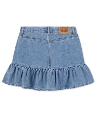 Girls' 7-16 Flounce Mini Skirt