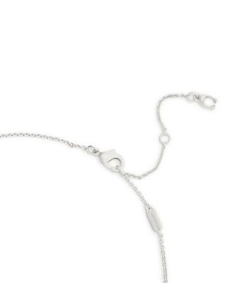 Faux Stone Signature C Heart Necklace