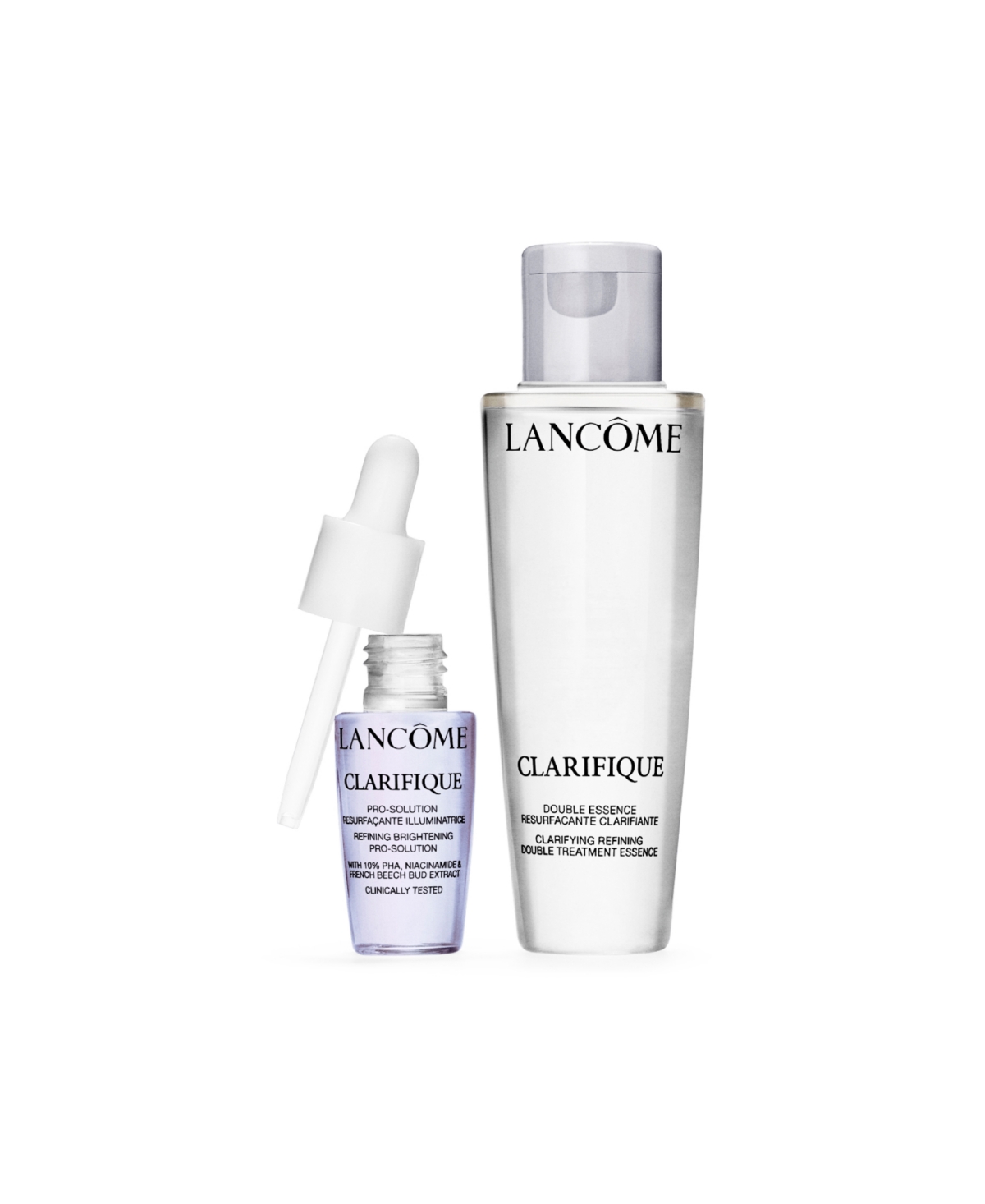 Free 2-Pc. Clarifique Duo with any $125 Lancome purchase. Total gift up to a $256 value!