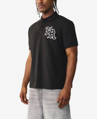 Men's Short-Sleeve Embroidered Polo Shirt