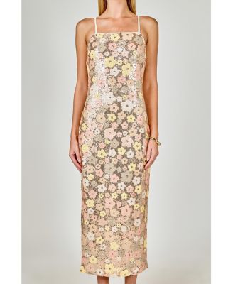 Women's Sequin Midi Dress