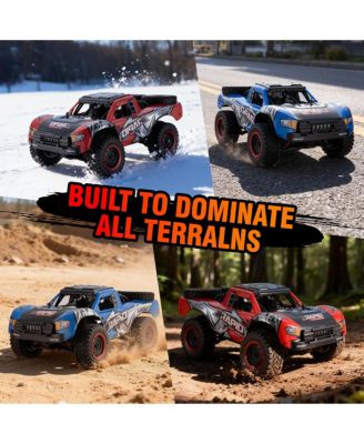 1:14 High-Speed 4WD RC Truck for Kids & Adults, 70km/h Off-Road Car with Dual Shells & LED Lights