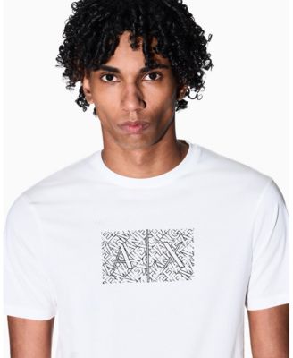 Men's Short Sleeve Jersey Printed Box Logo T-Shirt