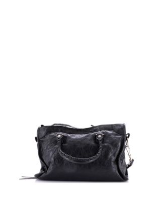 Small Logo Strap City Classic Studs Bag Leather