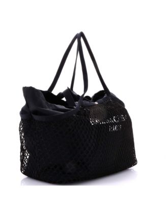 Medium 24/7 Drawstring Tote Mesh and Canvas