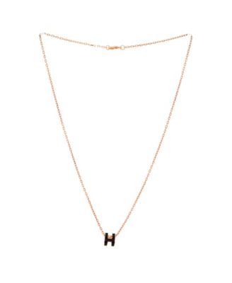 Pre-Owned HERMES Pop H Pendant Chain Necklace