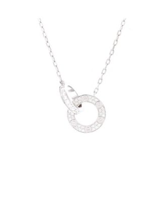 Love Interlocking Pave Necklace