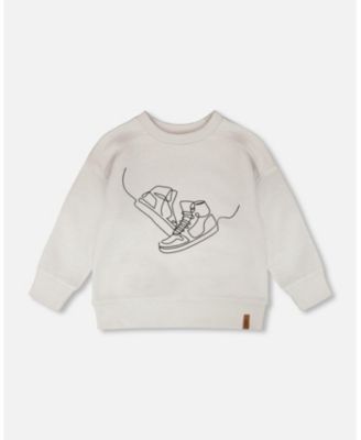 Big Boys French Terry Sweatshirt Pale Grey