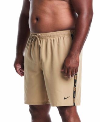 Men's 9" Big & Tall Breaker Logo Tape Volley Swim Shorts