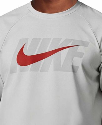 Men's Long-Sleeve Crewneck Hydro Guard Swim Shirt