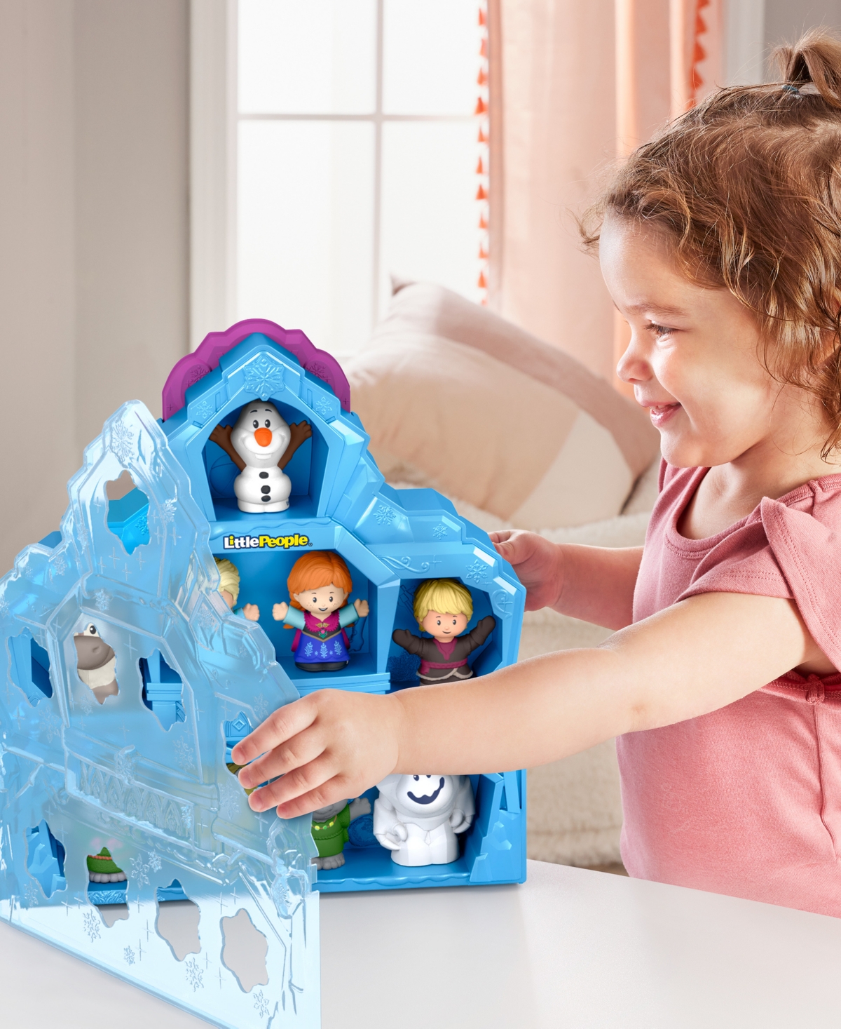 Fisher Price Disney Frozen Carry Along Castle Case Playset