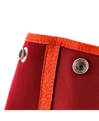 30 Garden Party Tote Toile and Leather