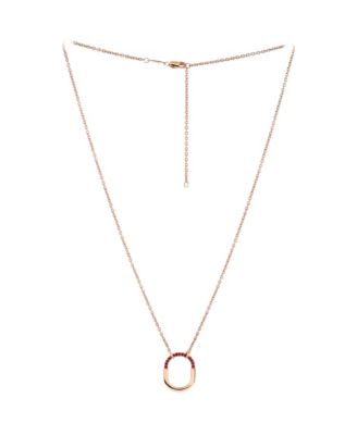 Lock Motif Pendant Necklace