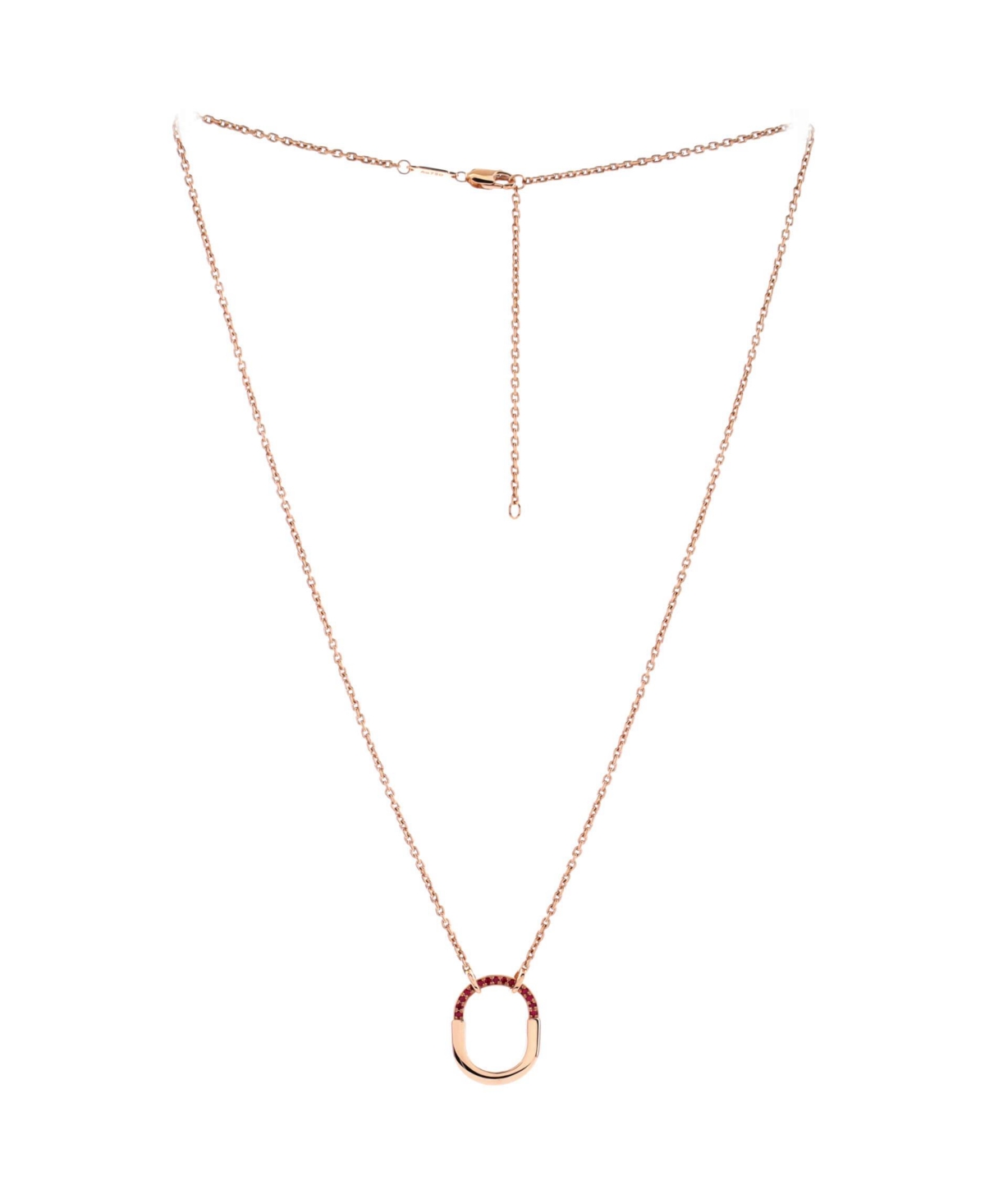 Pre-Owned Tiffany & Co Lock Motif Pendant Necklace