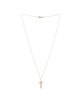 Modern Keys Round Pendant Necklace