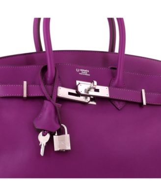Birkin 30 Handbag Bicolor Swift with Palladium Hardware