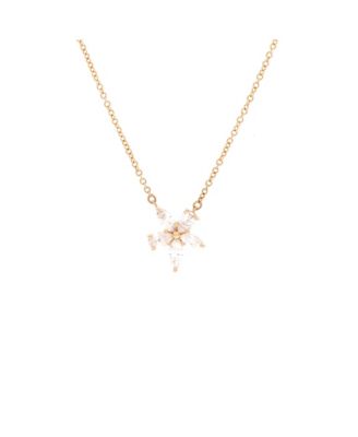 Victoria Mixed Cluster Pendant Necklace