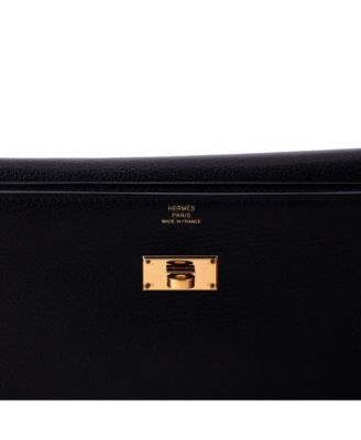 Long Kelly Pocket Wallet Chevre Chamkila