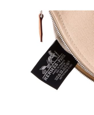 Pre-Owned HERMES PM Bride-A-Brac Travel Case Toile