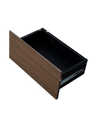 Extendable Coffee Table with Adjustable Length and Storage Drawers