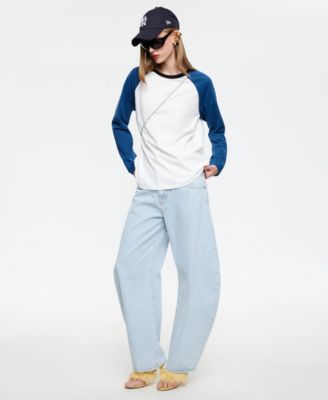 Women's Crew Neck Baseball T-Shirt