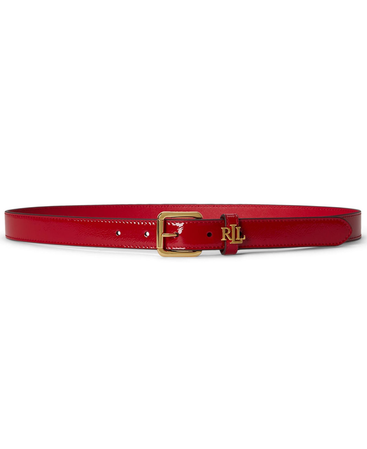 Женские Lauren Ralph Lauren Logo Keeper Skinny Belt — фото 1