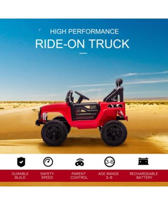 12V Kids Ride On Truck with Remote and Suspension