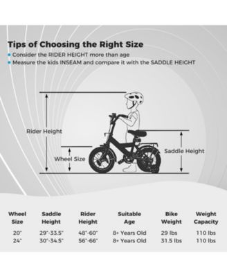 Kids Mountain Bike 20 Inch Child Bicycle for Boys Girls Aged 8+ Years