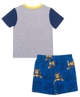 Boys' Toddler 2T-5T T-Shirt and All-Over Print Shorts, 2-Piece Set