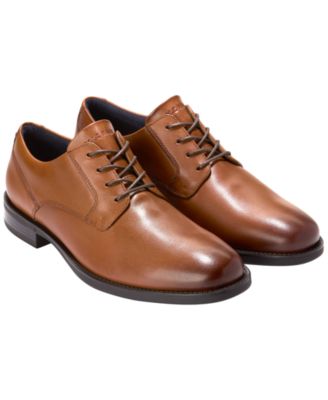 Men's Bedford Plain Toe Lace-Up Oxford Shoes