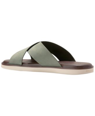 Men's Nantucket Round-Toe Cross Strap Sandals